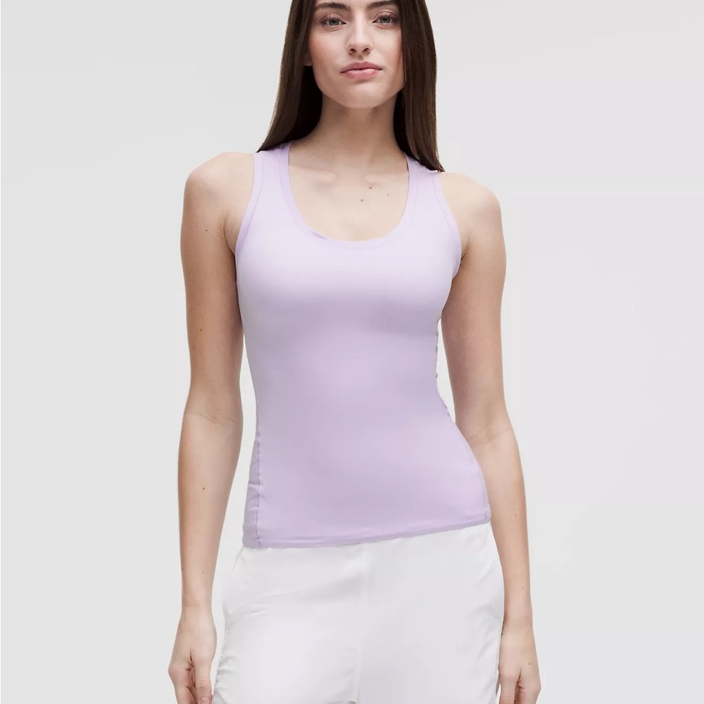 Lululemon Athletica Light Lavender Nulu Tank Top - Size 6